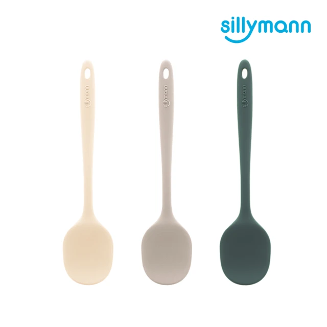 【sillymann】100%鉑金矽膠精品一體成型拌炒勺(海洋綠)