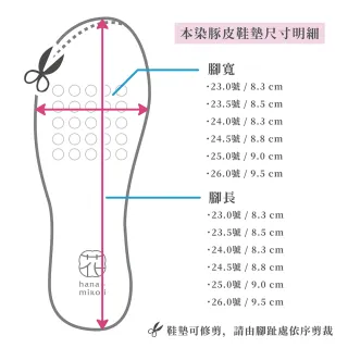 【花見小路】日本真豚皮鞋墊 吸汗 透氣 厚實乳膠 Q彈升級(真皮 乳膠 減壓 支撐 可替換)