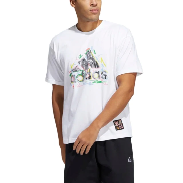 【adidas 愛迪達】圓領T恤 短袖 PRIDE TEE 男 - HC4456