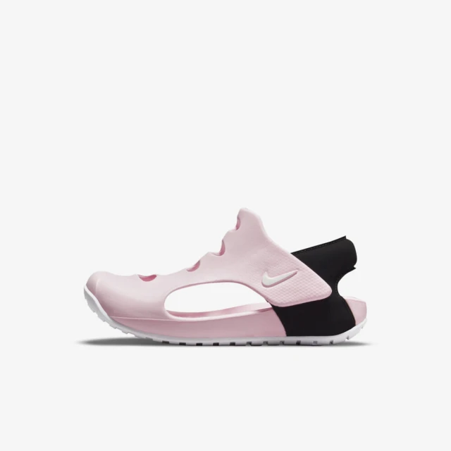 NIKE 耐吉【NIKE 耐吉】Nike Sunray Protect 3 PS 中童 涼鞋 懶人鞋 休閒 輕量 魔鬼氈 粉黑(DH9462-601)