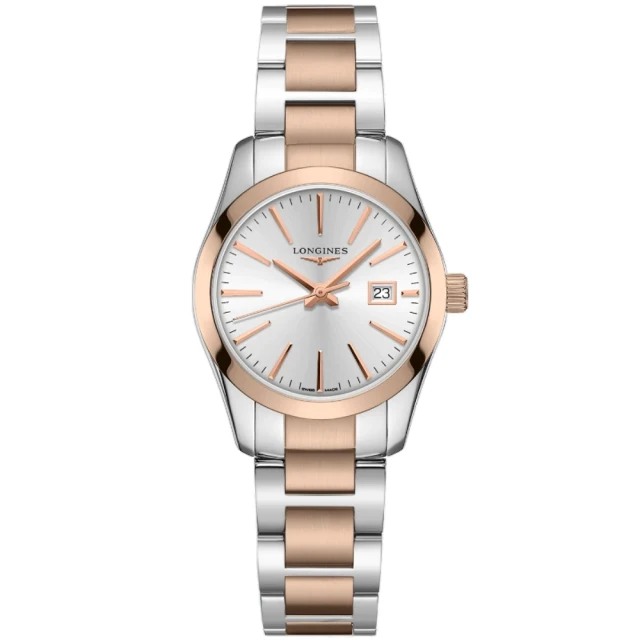 【LONGINES 浪琴】征服者經典系列 正裝腕錶 / 29.5mm(L2.286.3.72.7)