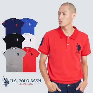 【U.S. POLO ASSN.】男女款經典短袖POLO衫(多款任選)