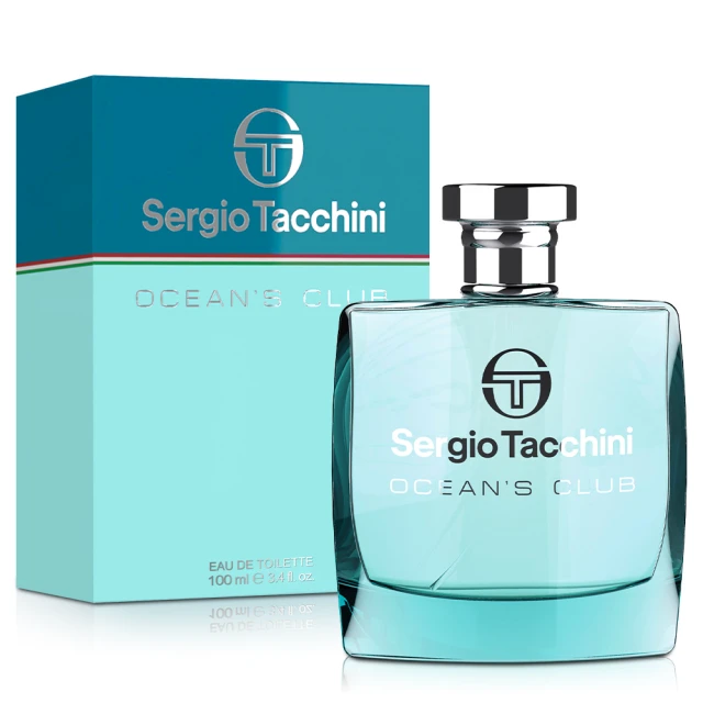 【Sergio Tacchini】海洋水能量男性淡香水100ml(原廠公司貨)