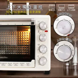 【晶工牌】雙溫控旋風電烤箱 JK-7645(JK-7645)