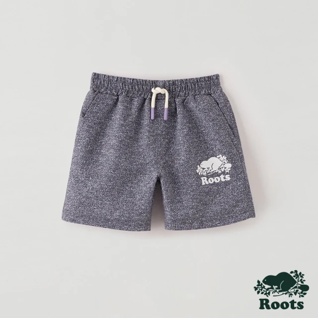 【Roots】Roots小童- 椒鹽灰收納式海灘褲(灰色)