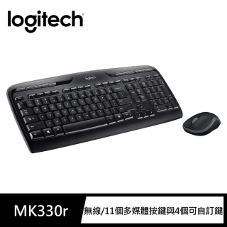 【Logitech 羅技】MK330r 無線鍵鼠組