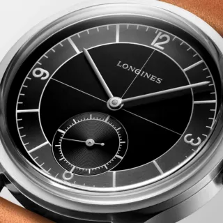 【LONGINES 浪琴 官方授權】Heritage 經典復刻機械腕錶 / 38.5mm(L2.828.4.53.2)