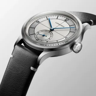 【LONGINES 浪琴 官方授權】Heritage 經典復刻機械腕錶 / 38.5mm(L2.828.4.73.0)