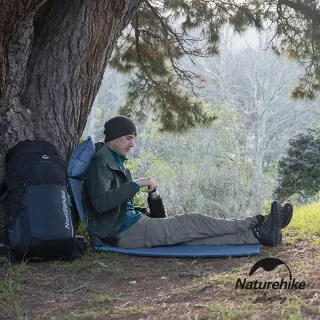 【Naturehike】自動充氣 可拼接帶枕式單人睡墊 Q010-D1