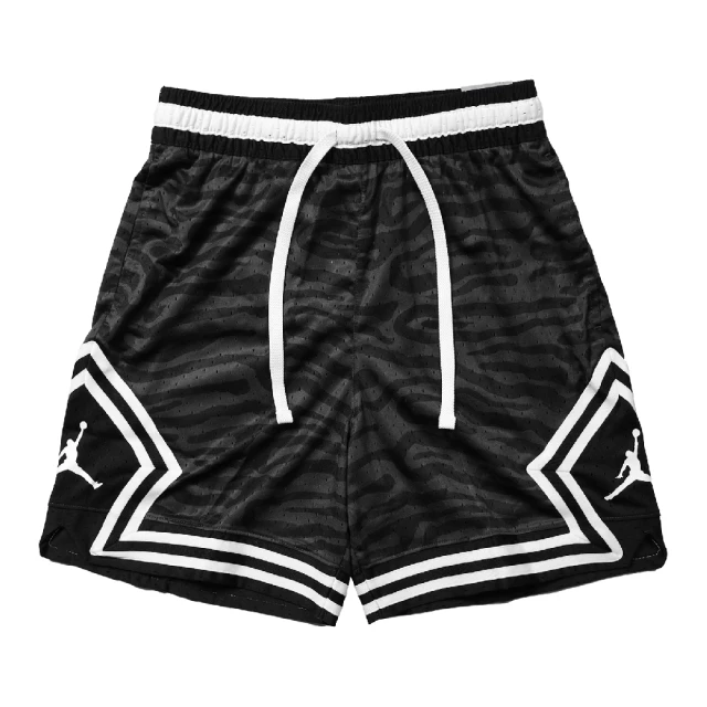 NIKE 耐吉【NIKE 耐吉】球褲 Jordan Sport BC 黑 白 男版 吸濕 快乾 喬丹 動物紋 短褲 短版(DM2819-010)