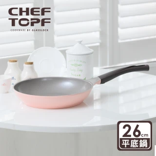 【韓國Chef Topf】La Rose薔薇玫瑰系列26公分不沾平底鍋