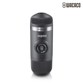 【WACACO】NANOPRESSO 行動式手壓濃縮咖啡機(黑灰)