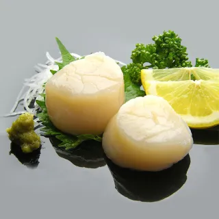 【優鮮配】北海道生食L級干貝1盒(約1kg/約21-25顆)