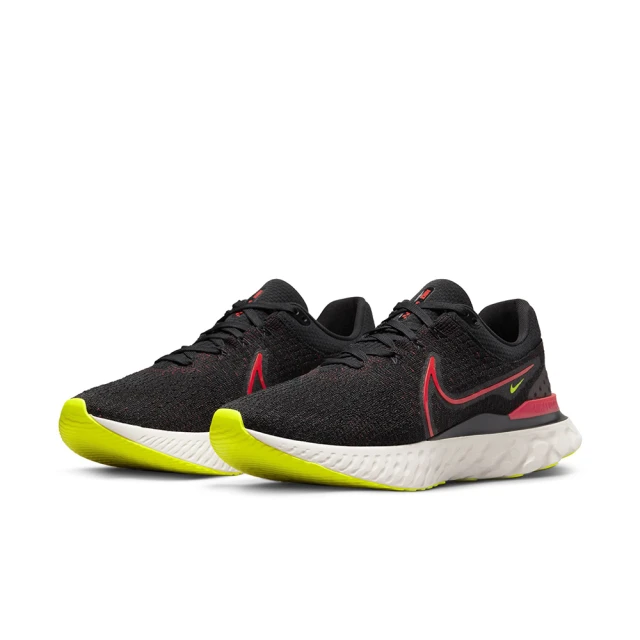 NIKE 耐吉【NIKE 耐吉】慢跑鞋 男鞋 運動鞋 REACT INFINITY RUN FK 3 黑 DH5392-007