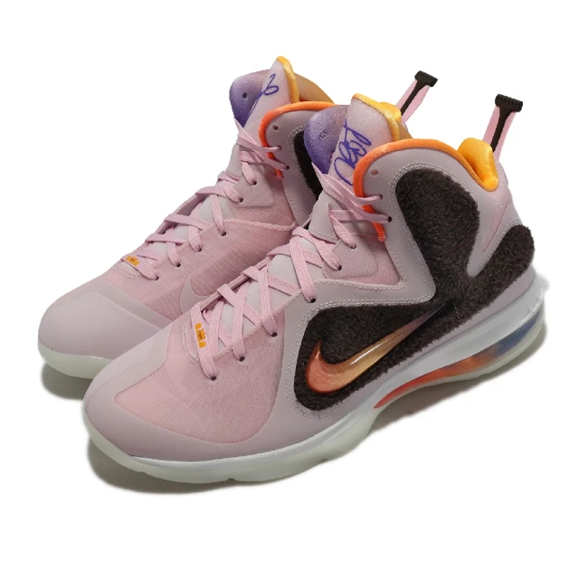 NIKE 耐吉【NIKE 耐吉】籃球鞋 LeBron IX 男鞋 粉紅 LBJ Regal Pink 絨毛 泰迪熊 氣墊 9代(DJ3908-600)