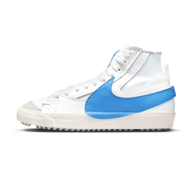 NIKE 耐吉【NIKE 耐吉】Blazer Mid 77 Jumbo 男鞋 白色 藍色 高筒 運動 休閒鞋 DD3111-103