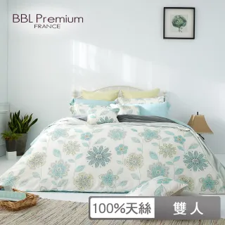 【BBL Premium】100%天絲印花床包被套組-幸福蒲公英(雙人)