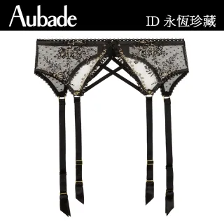 【Aubade】永恆珍藏蕾絲性感吊襪帶-ID(黑)