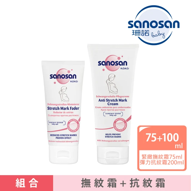 【sanosan】S孕女神多胜緊緻撫紋霜+膠原彈力抗紋霜