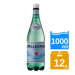 【S.Pellegrino聖沛黎洛】氣泡礦泉水PET瓶1000mlx12入/箱