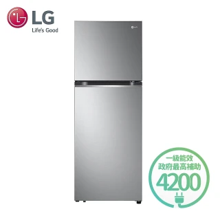 【LG 樂金】315公升一級能效變頻右開上下門冰箱(GN-L312SV)