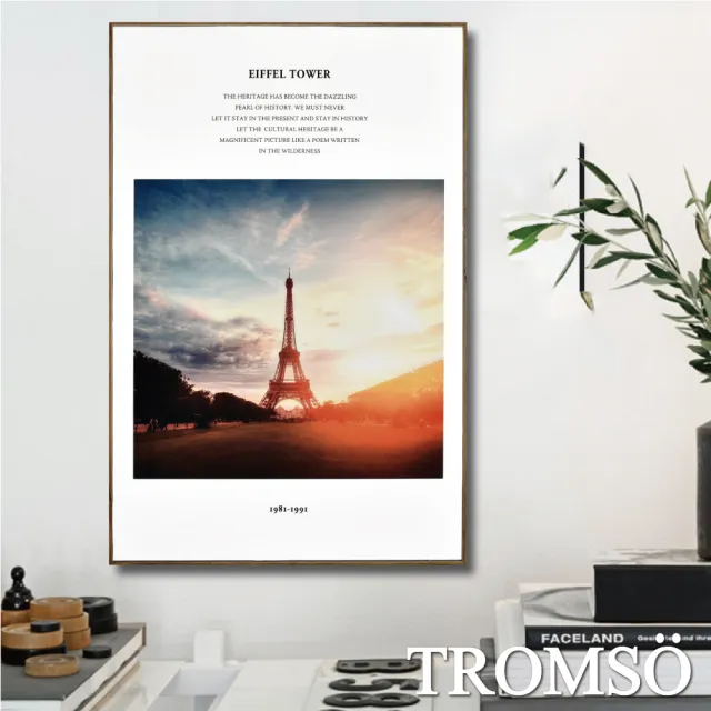 【TROMSO】北歐生活版畫有框畫-風華巴黎WA71(有框畫掛畫掛飾)/