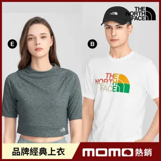 【The North Face】男女款造型印花短袖T恤(多款可選)