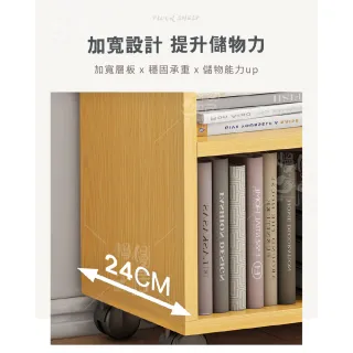 【慢慢家居】45面寬-日式簡約多功能桌下置物推車