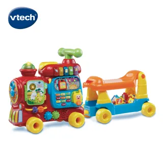 【Vtech】4合1智慧積木學習車(高cp值必買互動學習玩具)