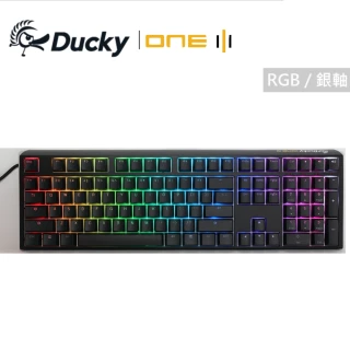 One 3 RGB 黑 100%機械式鍵盤(銀軸 中文 PBT)