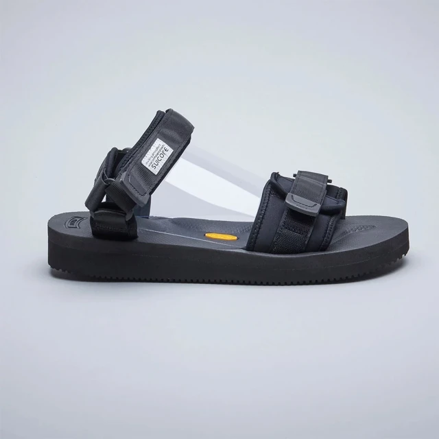 【SUICOKE】CEL-V OG-064V 黑色 兩線 涼鞋 耐磨 魔鬼氈 黃金大底 VIBRAM SK20064VBK