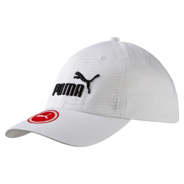 【PUMA】男女 棒球帽 運動帽 大logo 時尚 遮陽 訓練 白色
