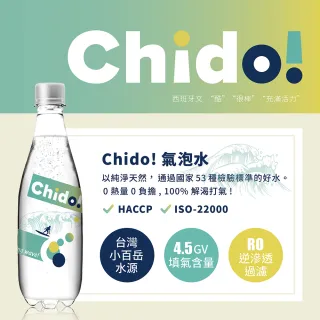 【Chido趣多】4.5GV原味氣泡水500mlx2箱(共48入)