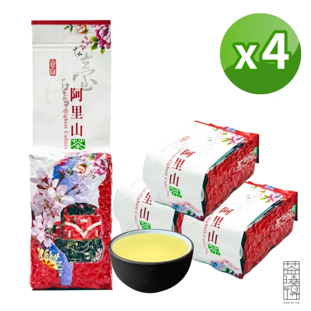 【xiao de tea 茶曉得】阿里山輕焙火烏龍茶(150gx4包-1斤)