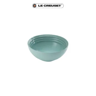 【Le Creuset】瓷器早餐穀片碗16cm(悠然綠-無盒)