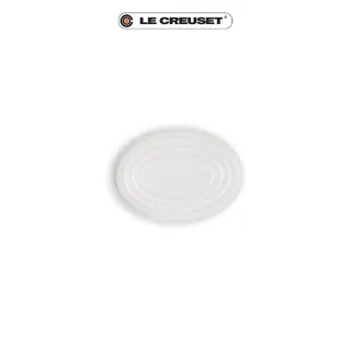 【Le Creuset】瓷器橢圓鏟座盤(雪花白-無盒)