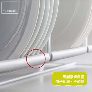 【YAMAZAKI】tower三格日系框型盤架S-白(廚房收納)