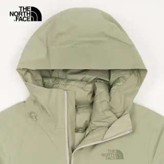 【The North Face】經典ICON-北面男款茶綠色防水透氣防風寬鬆連帽三合一外套｜4N9T3X3