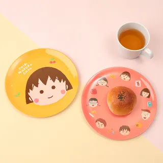 【櫻桃小丸子】美耐皿餐盤(正版授權 餐具 點心盤 水果盤 盤子)