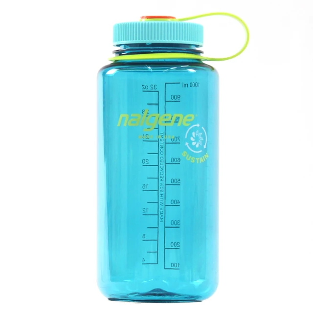 【NALGENE】Sustain 寬嘴水壼-1000cc(蔚藍色)