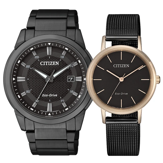 【CITIZEN 星辰】光動能時尚情人對錶-40+30.2mm(BM7145-51E/EM0577-87E)