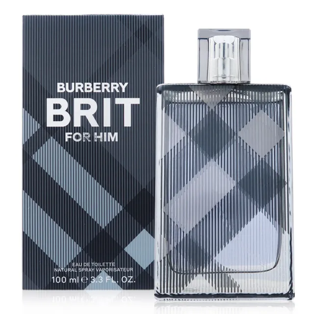 BURBERRY 巴寶莉】BRIT for HIM 風格男性淡香水EDT 100ml(新版國際航空