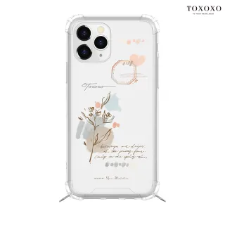 【TOXOXO】iPhone 13 6.1吋 繩掛殼系列 春意盎然透明防摔iPhone手機殼
