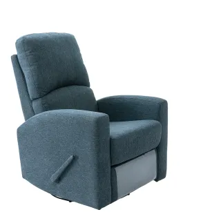 【生活工場】品味舒適II防潑水獨立筒躺椅沙發-單寧藍