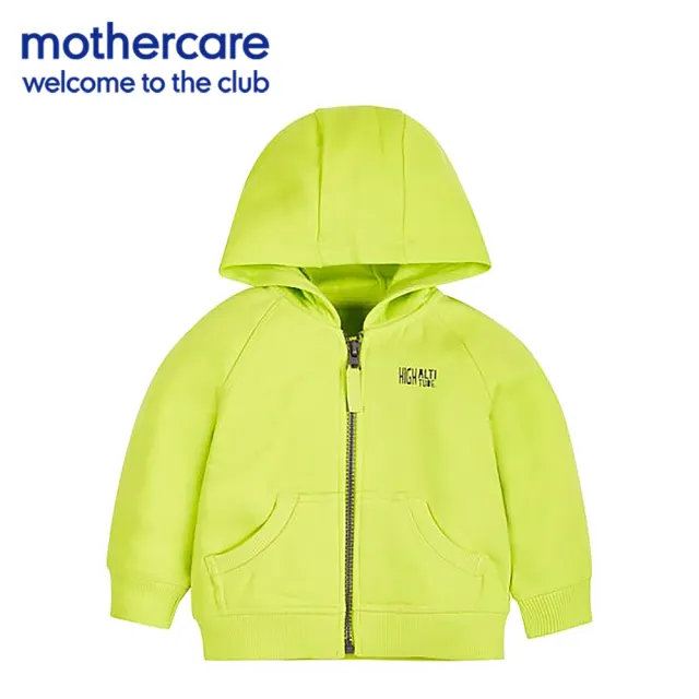 【mothercare】專櫃童裝 檸檬綠連帽外套(9個月-5歲)