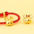 【Disney 迪士尼】TSUM TSUM造型黃金手鍊-米奇款-0.40錢±0.10(金寶珍銀樓)