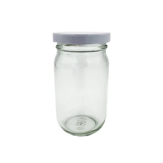 旋蓋玻璃密封罐/儲物罐/醬菜瓶-243cc(6入組)