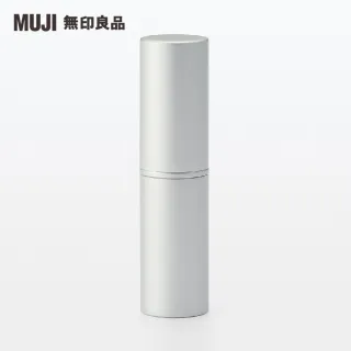 【MUJI 無印良品】聚酯纖維攜帶臉用刷全長約105mm/內收式
