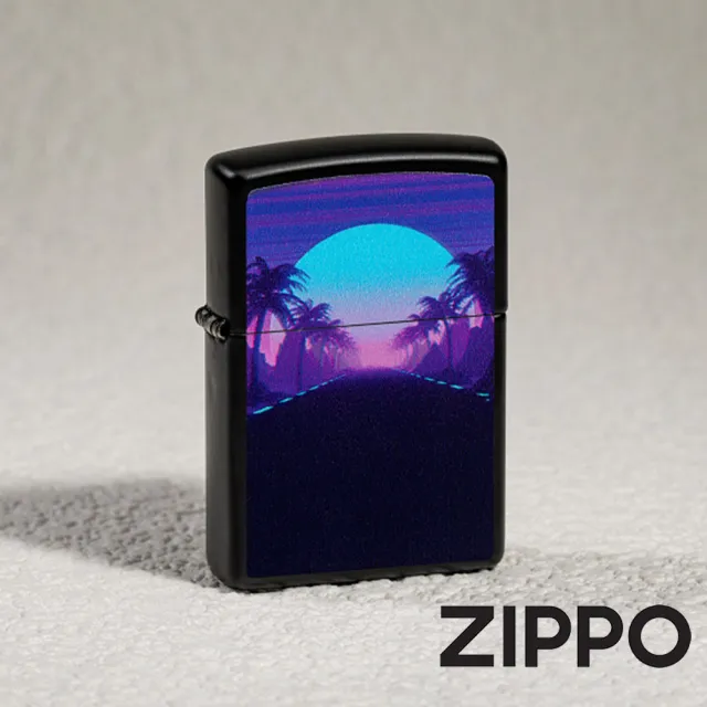 【Zippo】日落大道-螢光防風打火機(美國防風打火機)