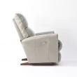 【HOLA】La-Z-Boy 單人全牛皮沙發/電動式休閒椅1PT765-淺灰色(1PT765-淺灰色)